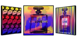 Veil of Love by Patrick Rubinstein - Kinetic sized 38x38 inches. Available from Whitewall Galleries